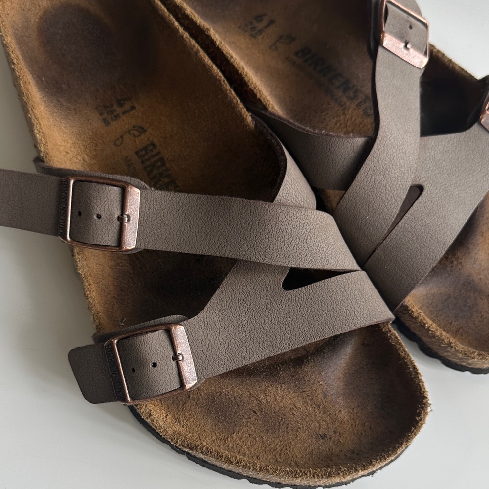 Birkenstock Yao Nubuck Sandals - Picture 3 of 4